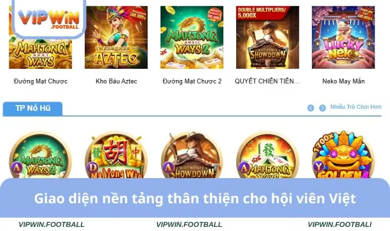 Giới Thiệu VIPWIN 3 Giao diện nền tảng thân thiện cho hội viên Việt