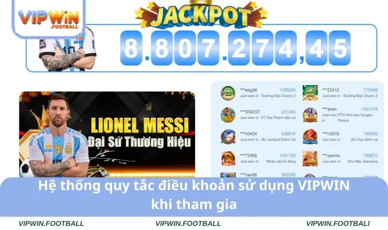 Điều Khoản Sử Dụng VIPWIN 1 Hệ thống quy tắc điều khoản sử dụng VIPWIN khi tham gia