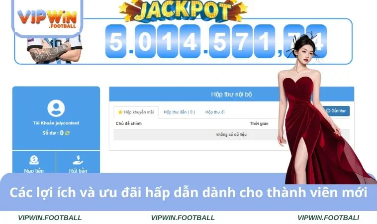 Đăng Ký VIPWIN 3 Lợi ích và ưu đãi hấp dẫn dành cho thành viên mới