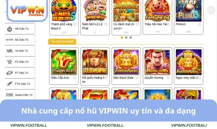 Nổ Hũ VIPWIN 1 Nhà cung cấp nổ hũ VIPWIN uy tín và đa dạng