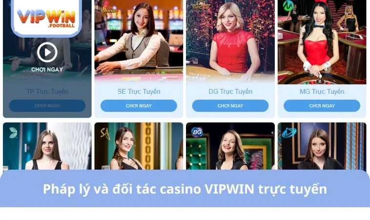 Casino VIPWIN 1 Pháp lý và đối tác casino VIPWIN trực tuyến