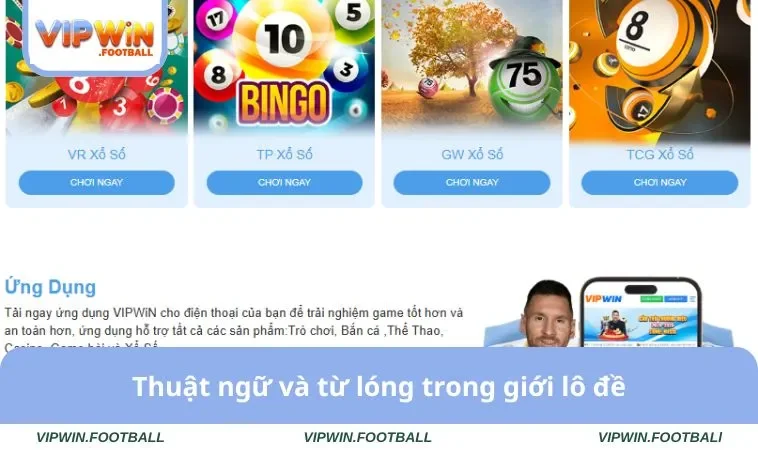 Xổ Số VIPWIN 2 Thuật ngữ và từ lóng trong giới lô đề